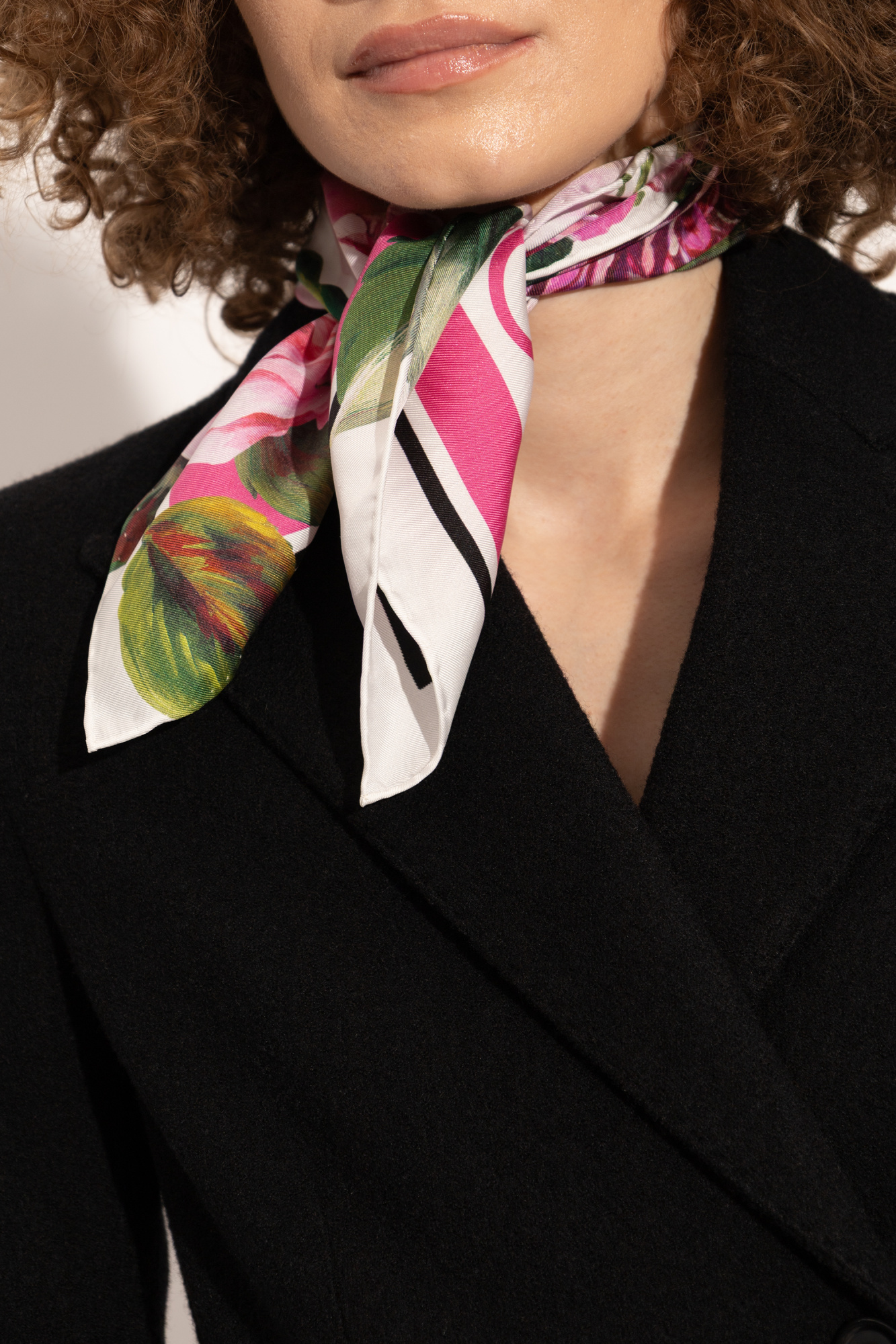 Dolce & Gabbana 植物柄スカーフ Dolce & Gabbana 植物柄スカーフ